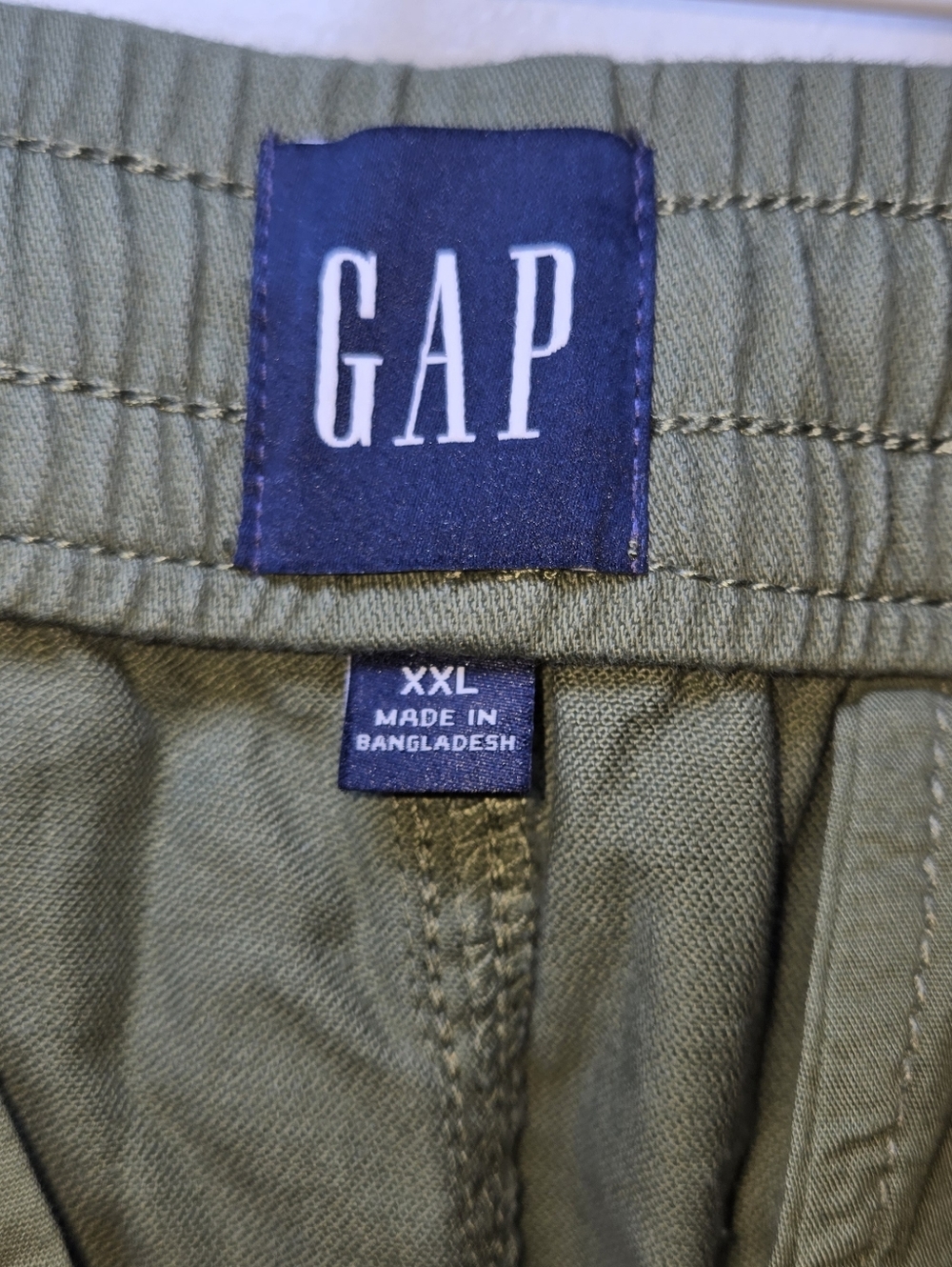 NWT Gap Drawstring Twill Joggee Pants Womens XXL  Army Greem Boho Utility - Picture 3 of 4